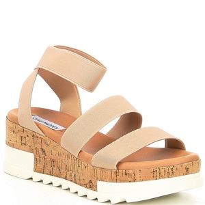 Steve Madden Bandi Flatform Sandals - Blush